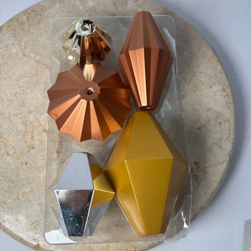 SET OF 2 IKEA SATTRA Pendant Lamp Decoration Gold Copper Silver 702.979.79 NEW